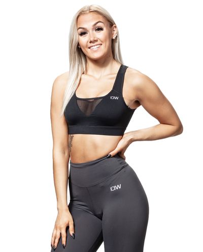 Rise Sports Bra Black ICANIWILL