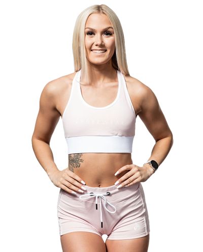 BSX Sports Bra Baby Pink Ryderwear