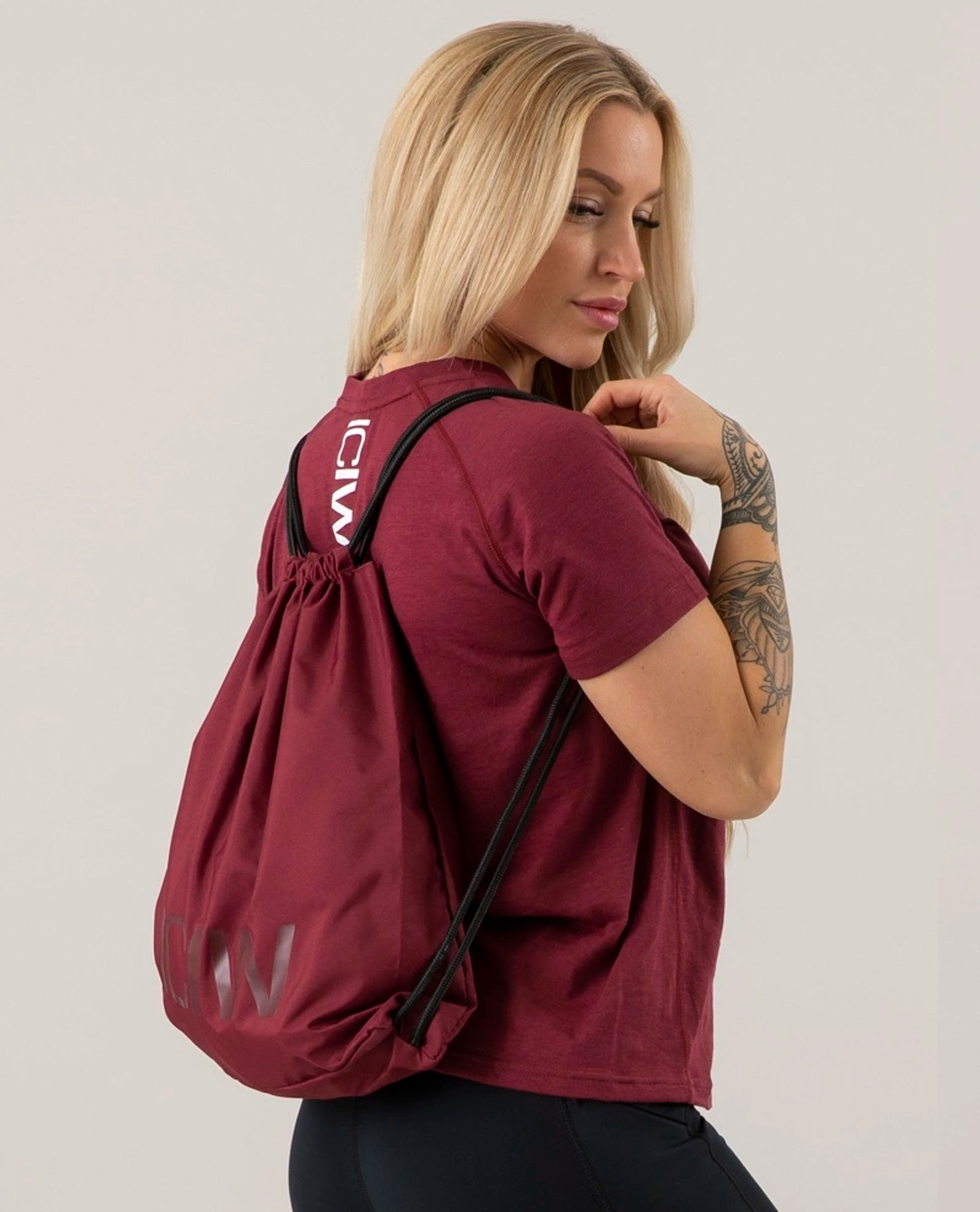 Gym Back Burgundy ICANIWILL