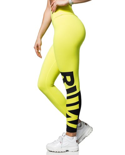 Scrunch Bum Leggings Yellow Ryderwear