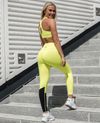 Scrunch Bum Leggings Yellow Ryderwear