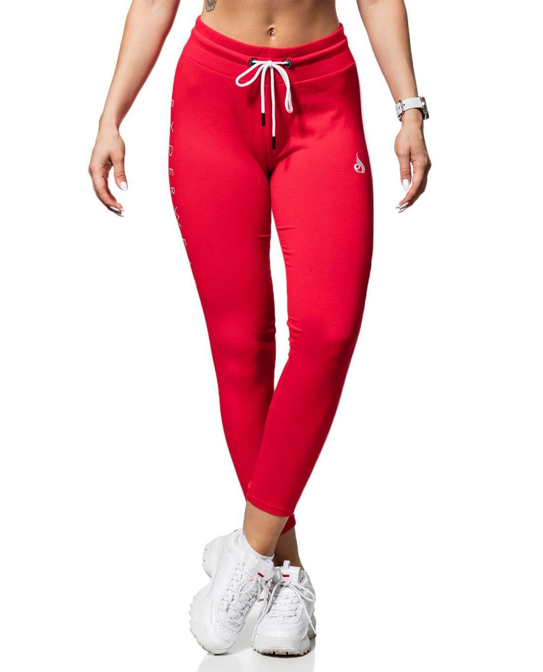 BSX High Waisted Leggings Red Ryderwear